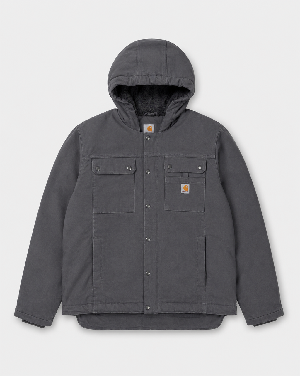 Carhartt Hooded Workwear Jacket - Grey