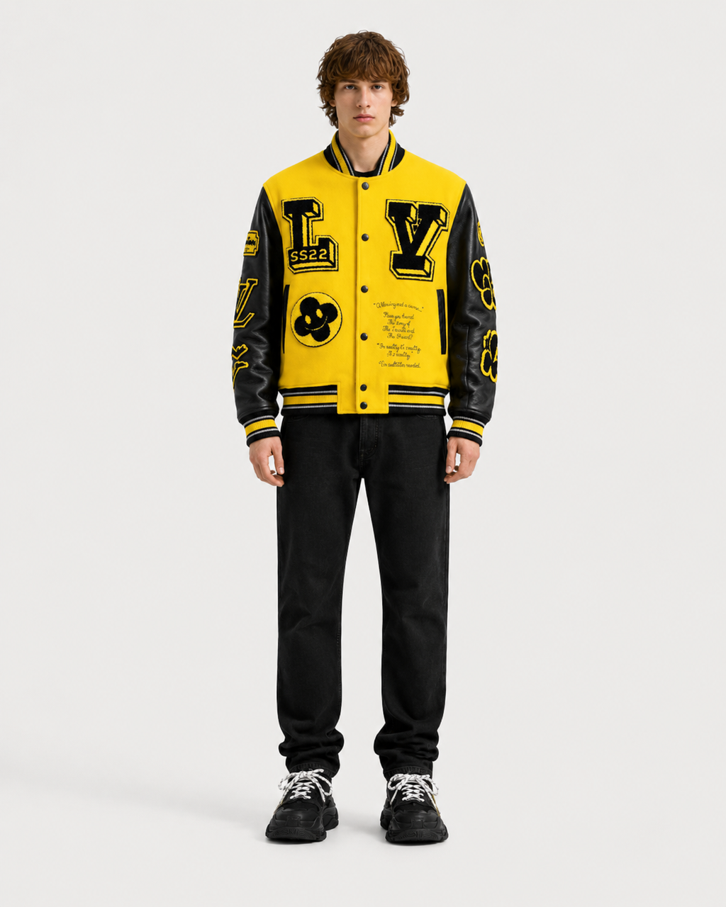 Louis Vuitton SS22 Amen Break Varsity Jacket