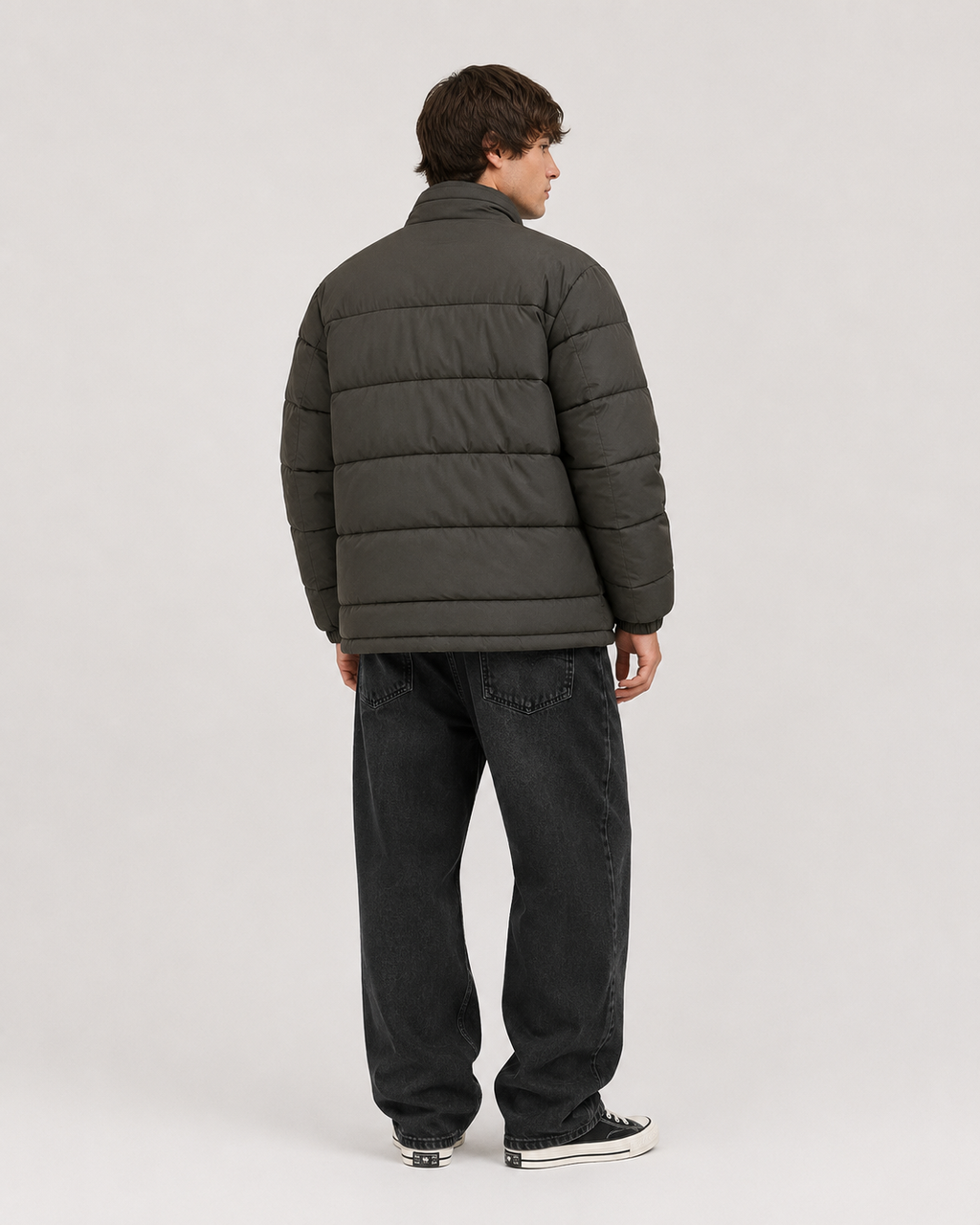 Schott NYC Puffer Jacket – Olive