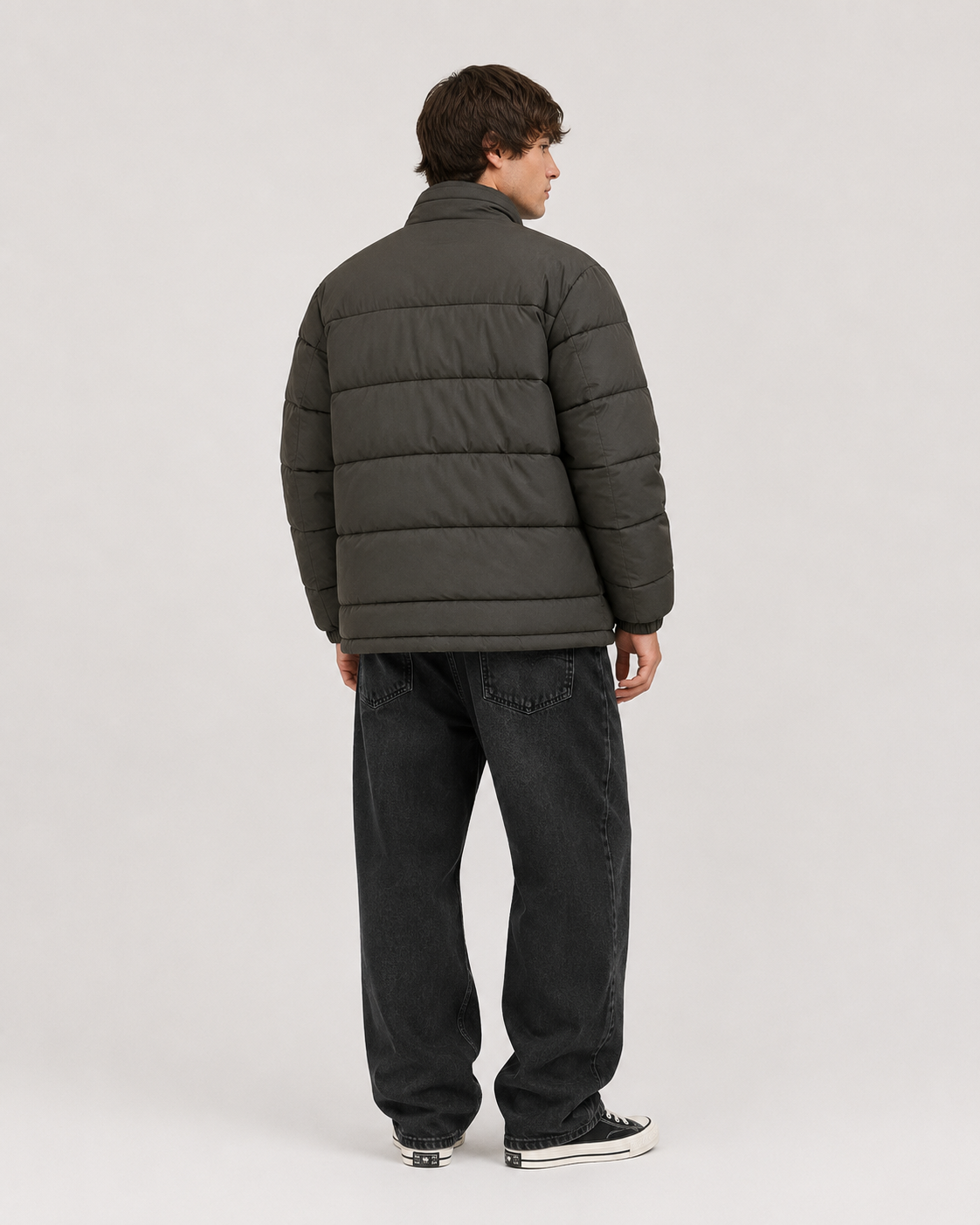 Schott NYC Puffer Jacket – Olive