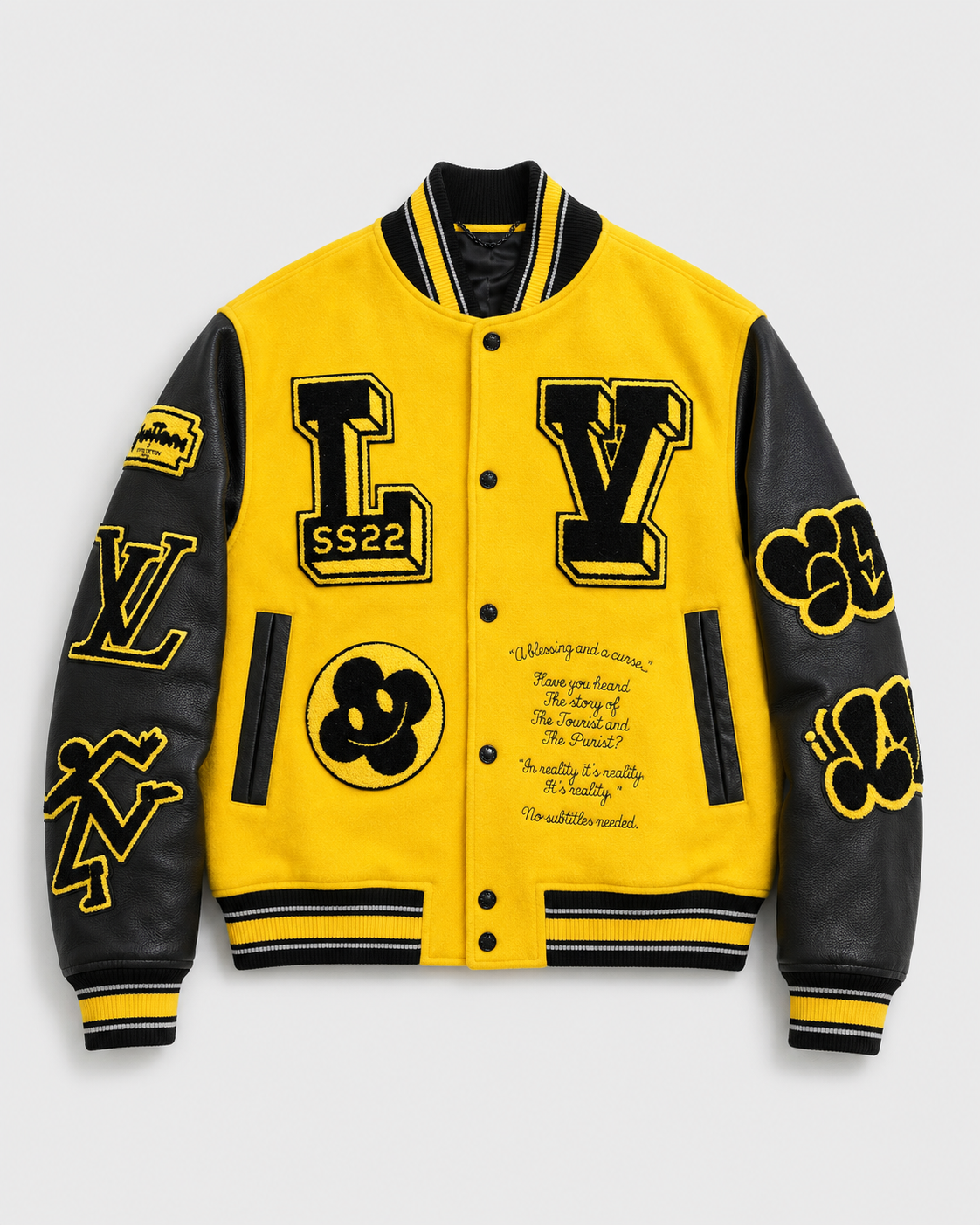 Louis Vuitton SS22 Amen Break Varsity Jacket