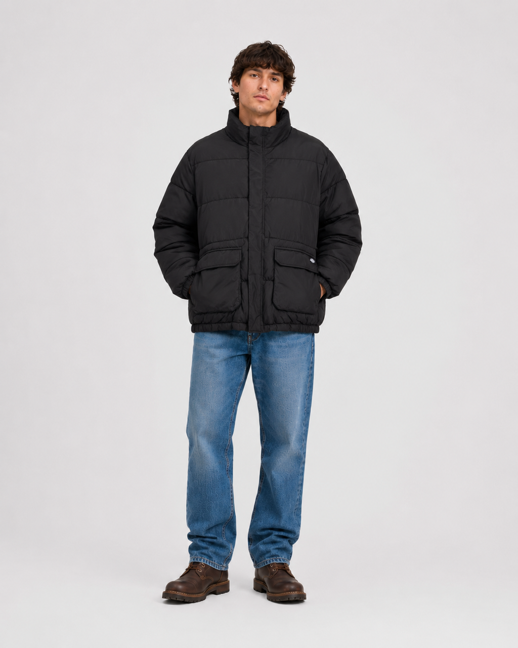 Dickies Puffer Jacket - Black
