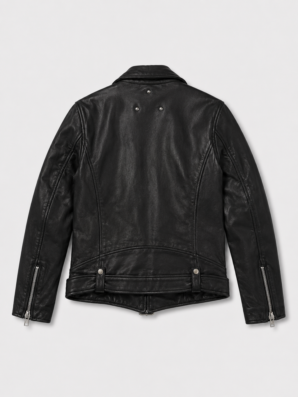 BE EDGY Leather Biker Jacket - Black